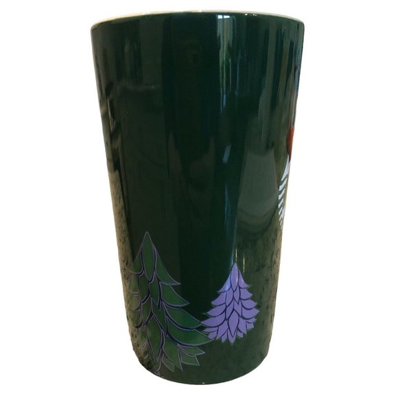 Starbucks 2020 Holiday Christmas Trees Green 16 oz. Ceramic Mug - Picture 2 of 5